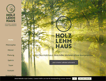 Tablet Screenshot of holz-lehm-haus.at